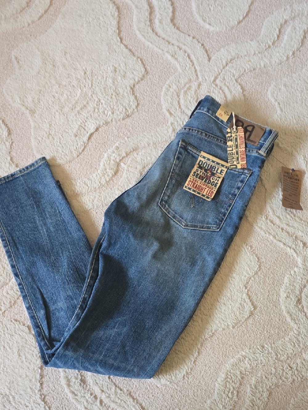 Ralph Lauren Women's Skinny Jeans in Medium Blue Denim